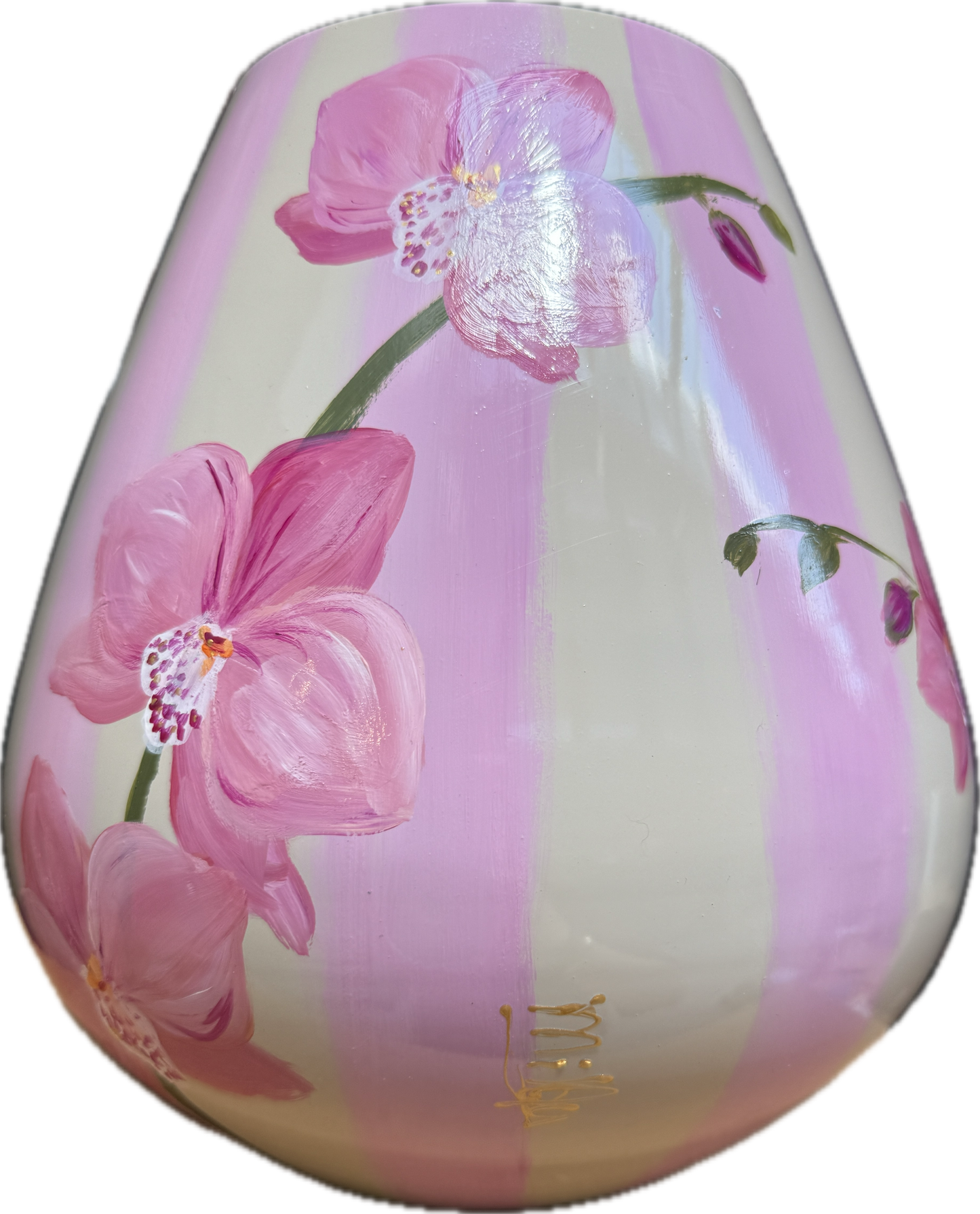 Striped Pink Orchid