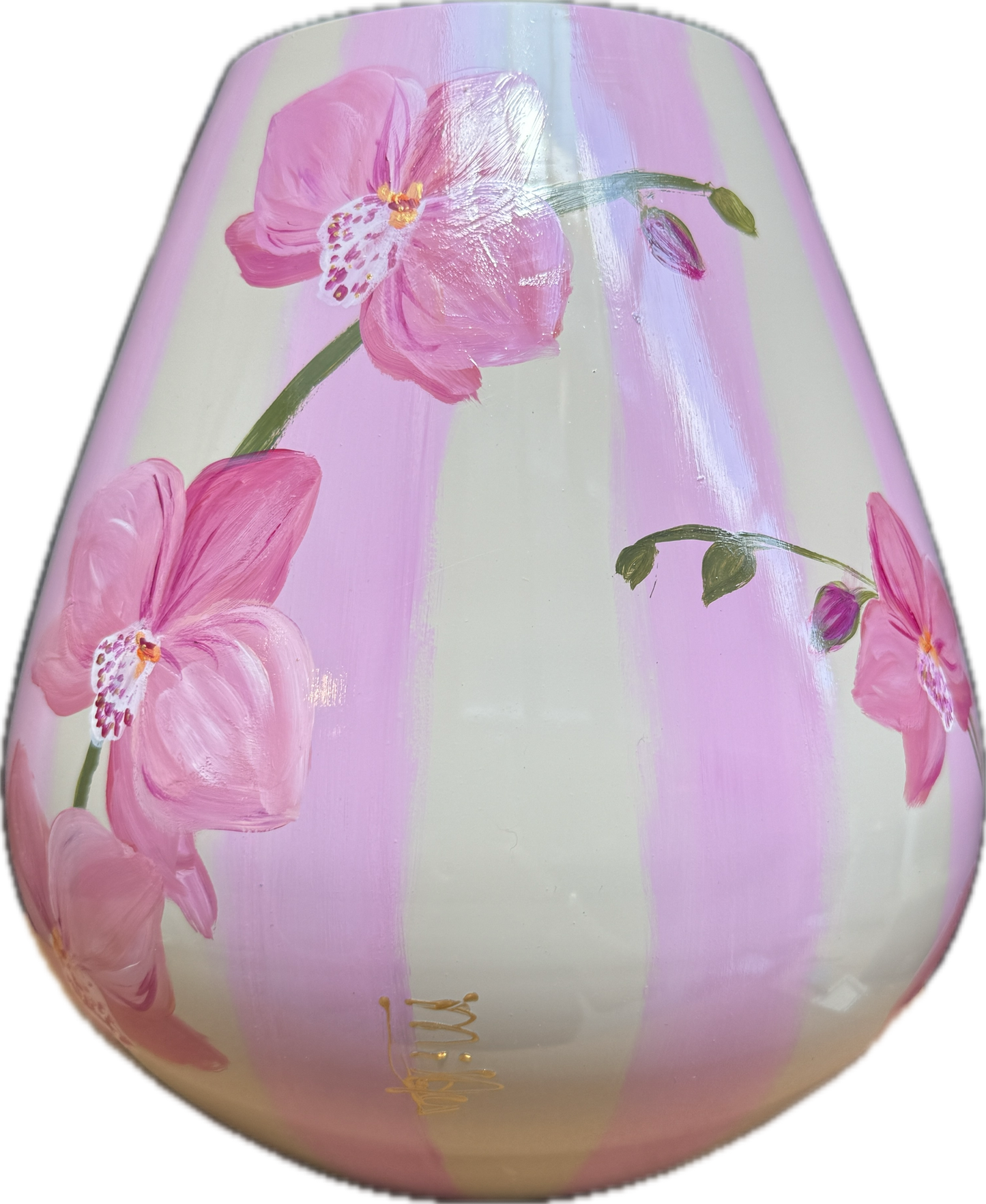 Striped Pink Orchid