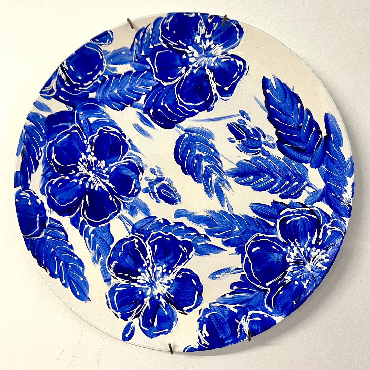 Beschilderd bord - Delfts blauw