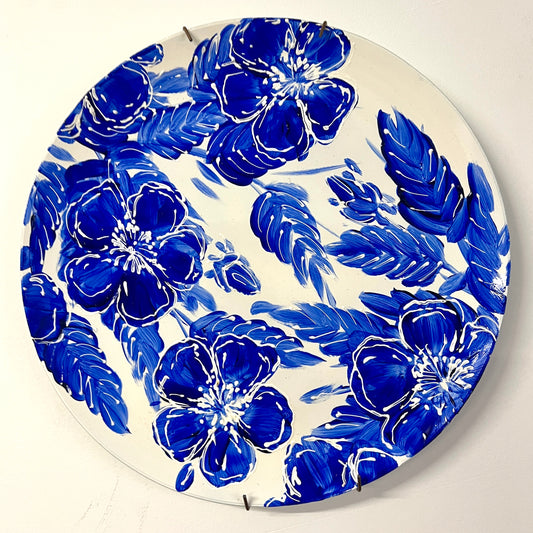 Beschilderd bord - Delfts blauw